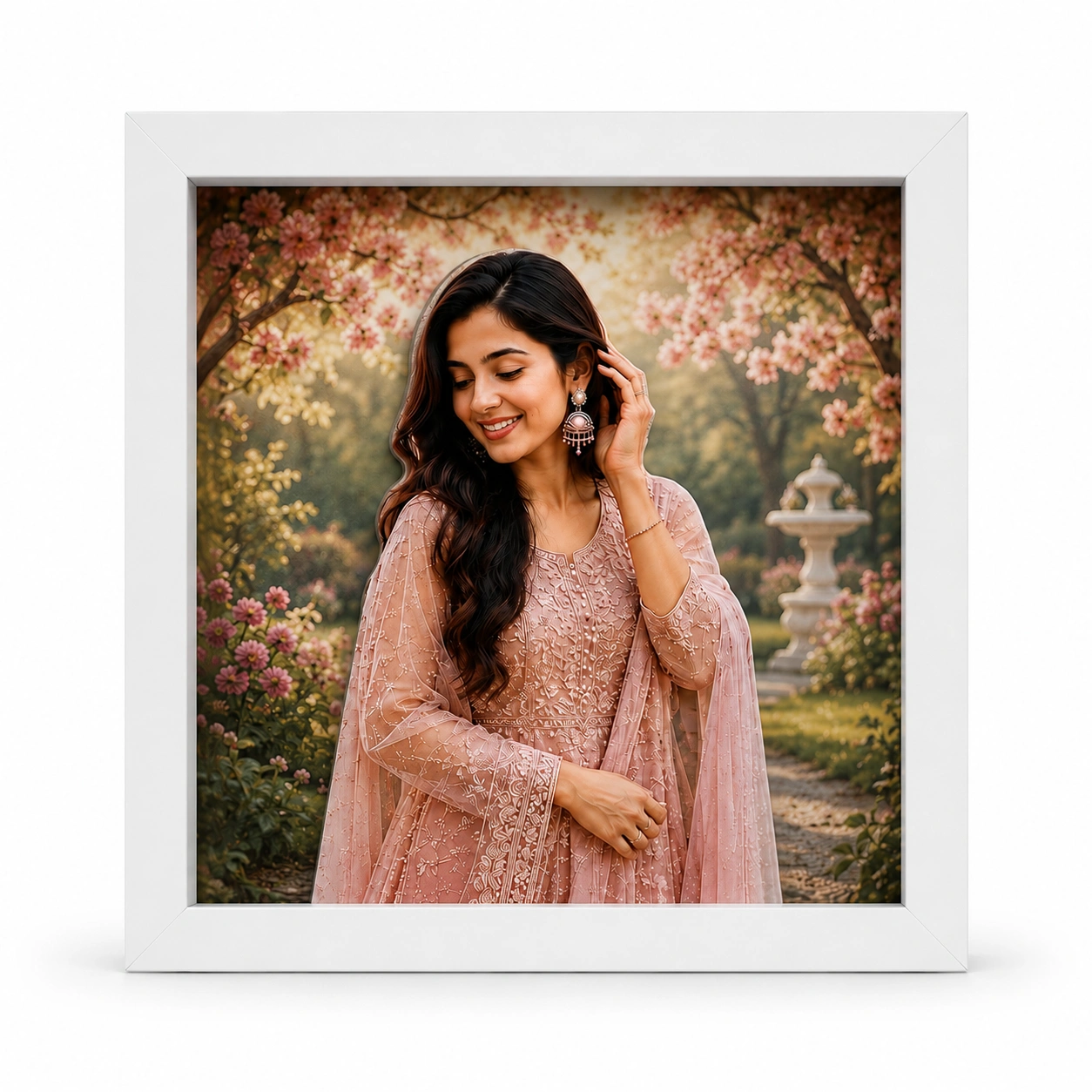 Pink Petals 3D Frame